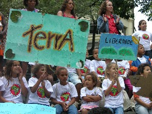 Manifestação dos Sem Terrinha